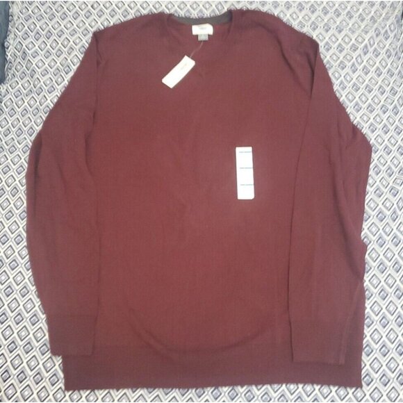 Old Navy light pullover Maroon Sweater Men's Large New with Tags - Picture 1 of 15